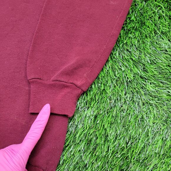 Vintage 80s JERZEES Raglan Sweatshirt Womens Large 20x27 USA - Picture 9 of 13